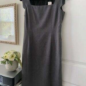 Brooks Brothers Gray Sleeveless Dress